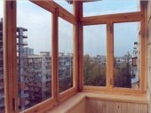 Деревянные рамы для балкона