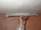 Шпаклевка потолка своими руками