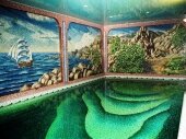 мозаичное панно для украшения бассейна