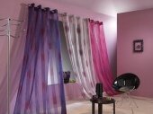 цветные шторы на люверсах